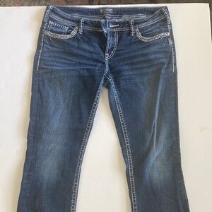 Vintage Silver Berkley Straight Leg Jeans